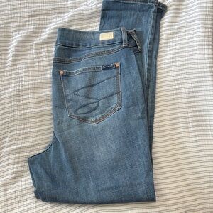 Seven7 Women's High Rise Jeans - Classic Blue